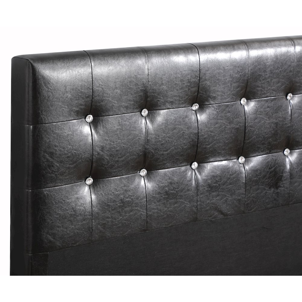Glory Furniture Diamond King Bed in Black Color. Picture 3