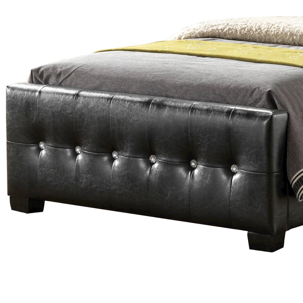 Glory Furniture Diamond Twin Bed in Black Color. Picture 4