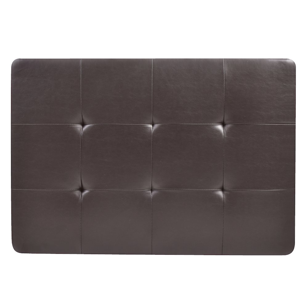 Glory Furniture Revere Ottoman in Cappuccino Color. Picture 5