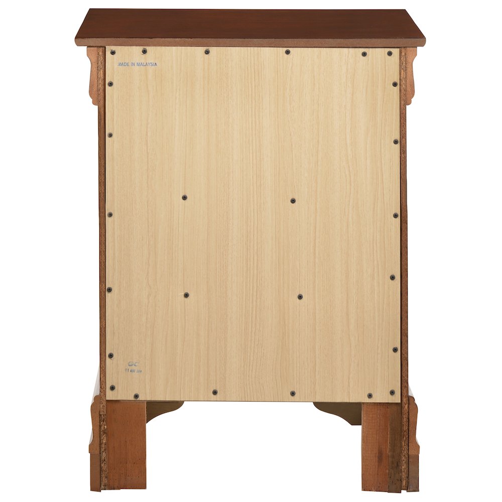 Glory Furniture Louis Phillipe   3 Drawer Nightstand, Cherry. Picture 2