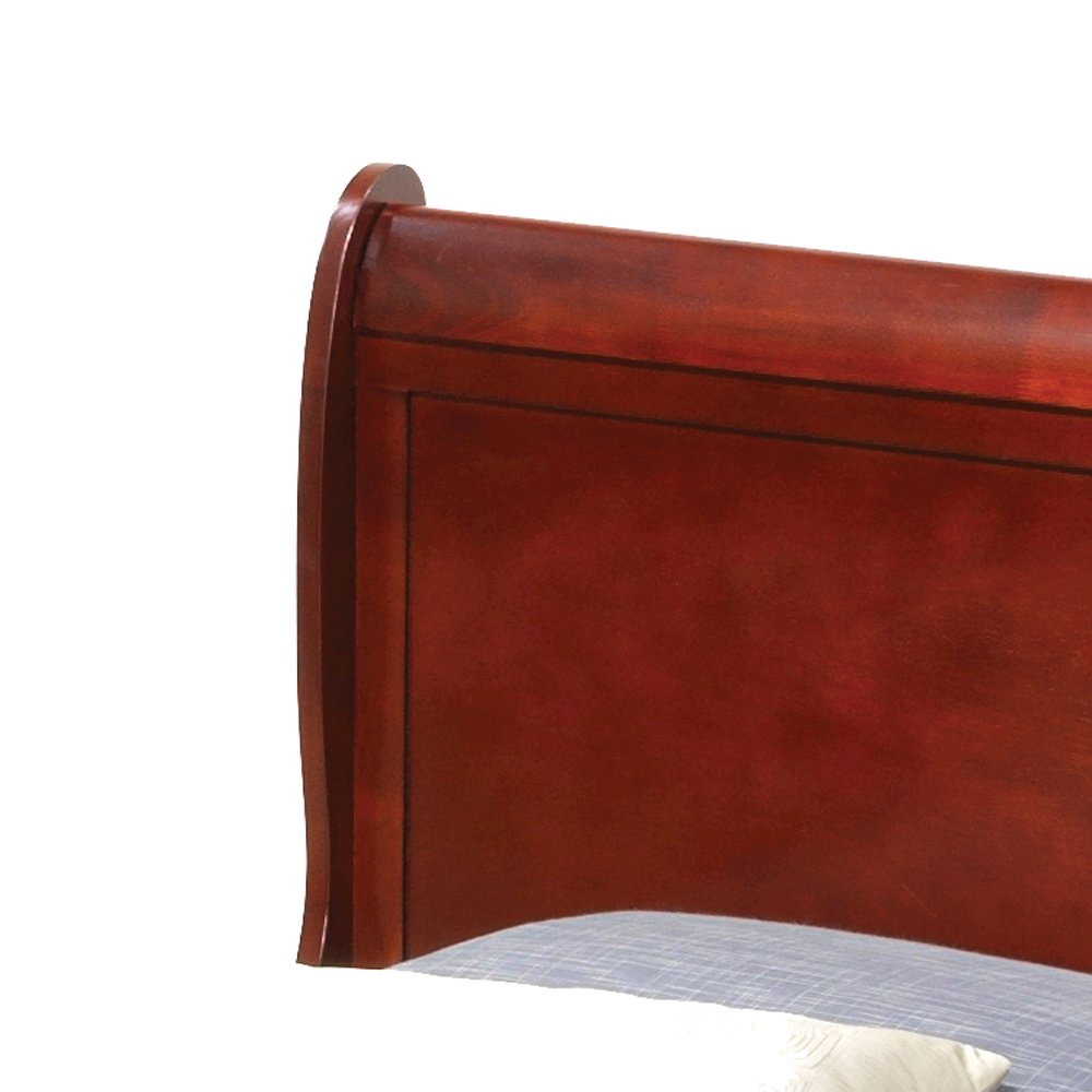 Glory Furniture Louis Phillipe Twin Bed in Cherry Color. Picture 4