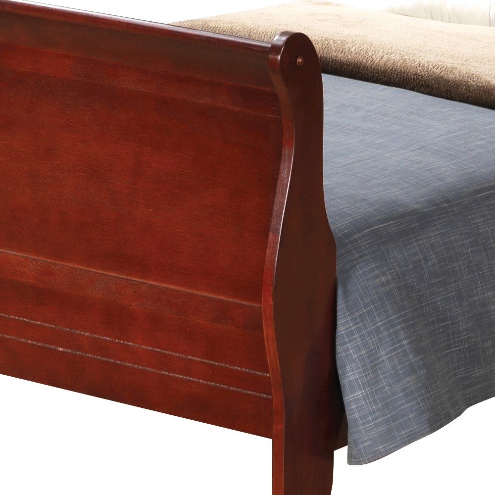 Glory Furniture Louis Phillipe Twin Bed in Cherry Color. Picture 5