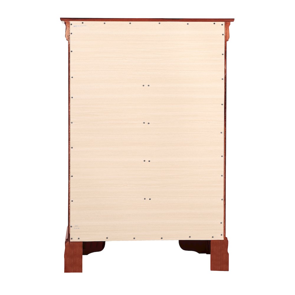 Glory Furniture Louis Phillipe Chest in Cherry Color. Picture 5