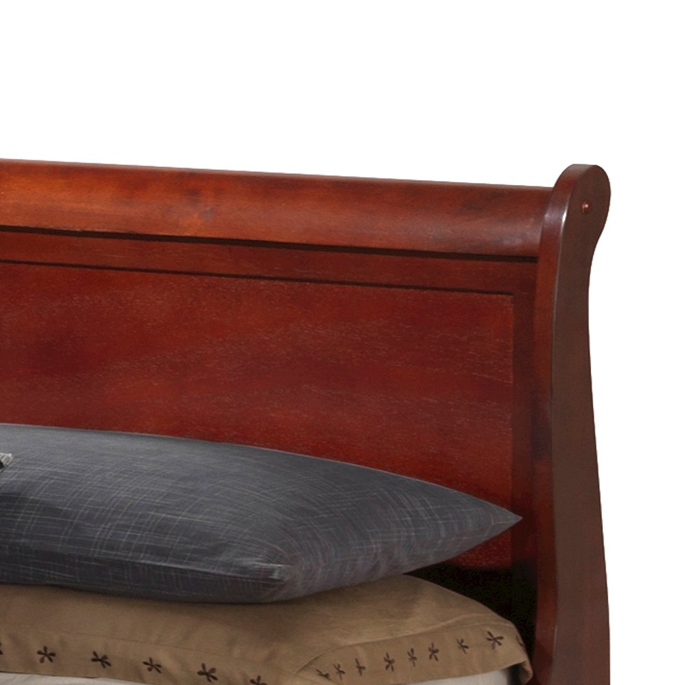 Glory Furniture Louis Phillipe Queen Bed in Cherry Color. Picture 5