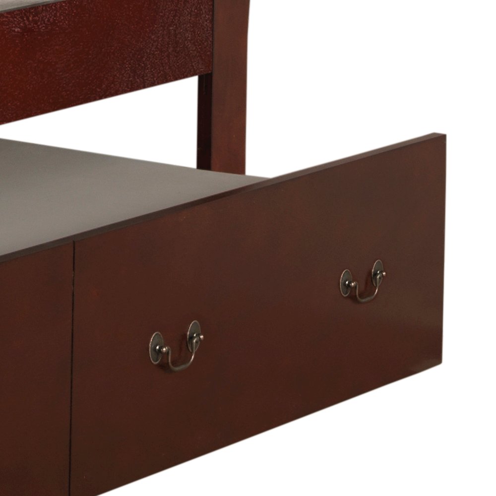 Glory Furniture Louis Phillipe Full Trundle Bed in Cherry Color. Picture 2