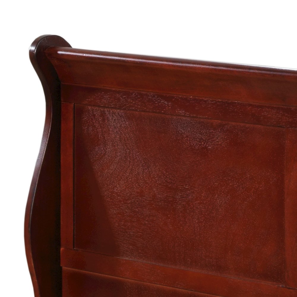 Glory Furniture Louis Phillipe Full Trundle Bed in Cherry Color. Picture 4