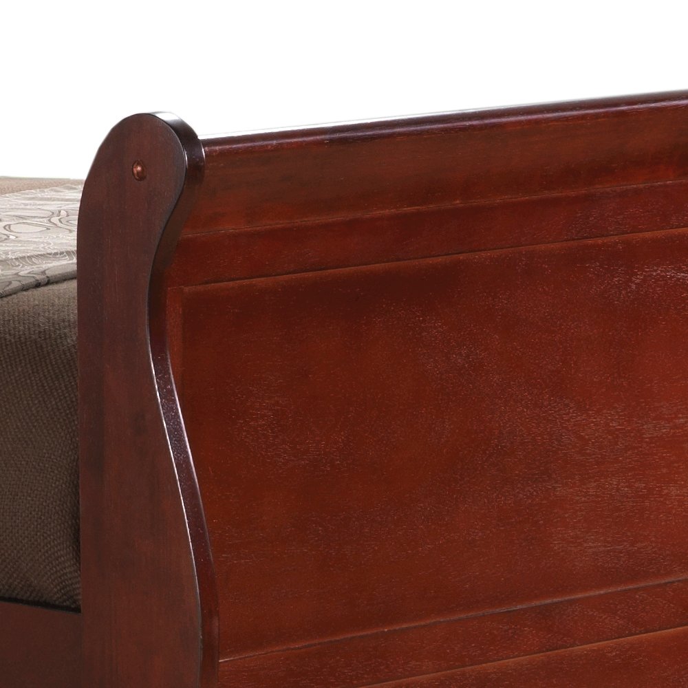 Glory Furniture Louis Phillipe Twin Trundle Bed in Cherry Color. Picture 4