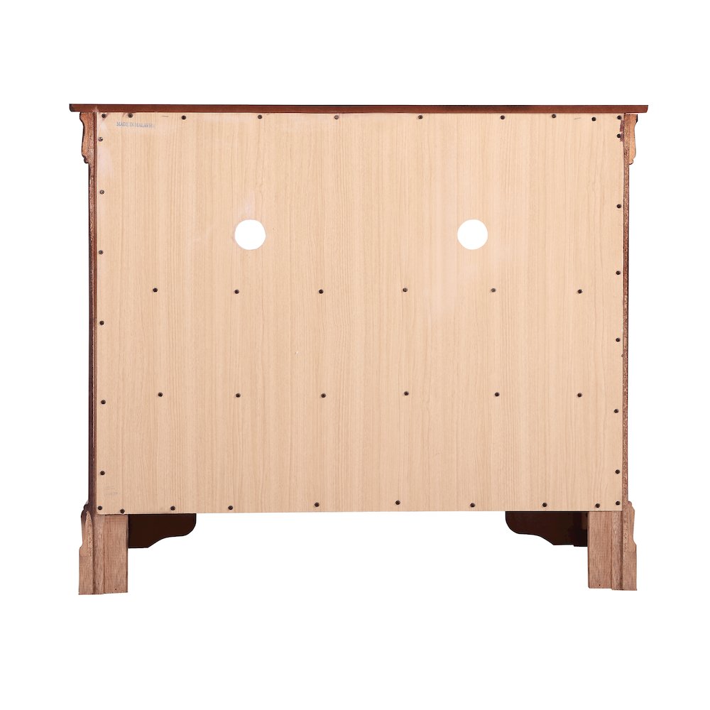 Glory Furniture Louis Phillipe Media Chest in Cherry Color. Picture 4