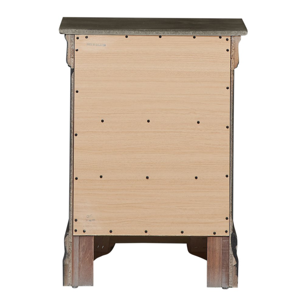Glory Furniture Louis Phillipe Night Stand in Gray Color. Picture 4
