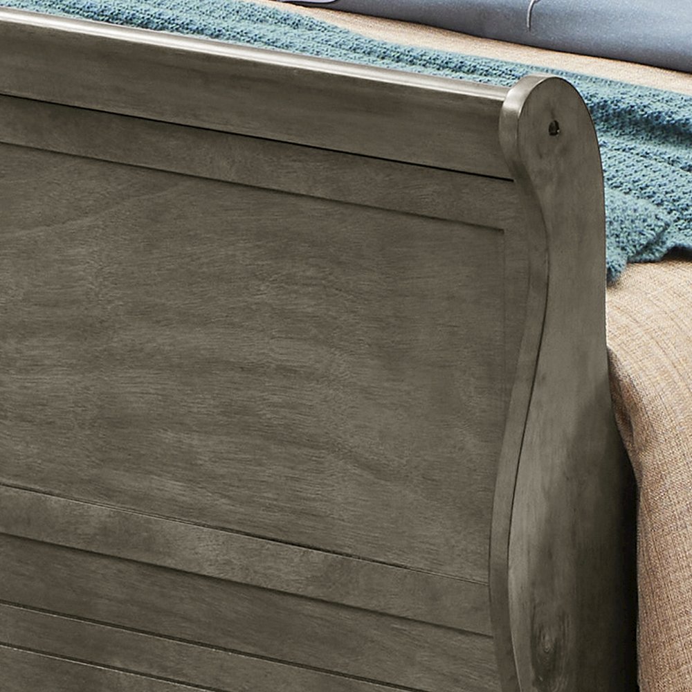 Glory Furniture Louis Phillipe Queen Bed in Gray Color. Picture 4
