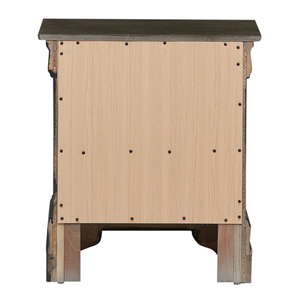 Glory Furniture Louis Phillipe Night Stand in Gray Color. Picture 4