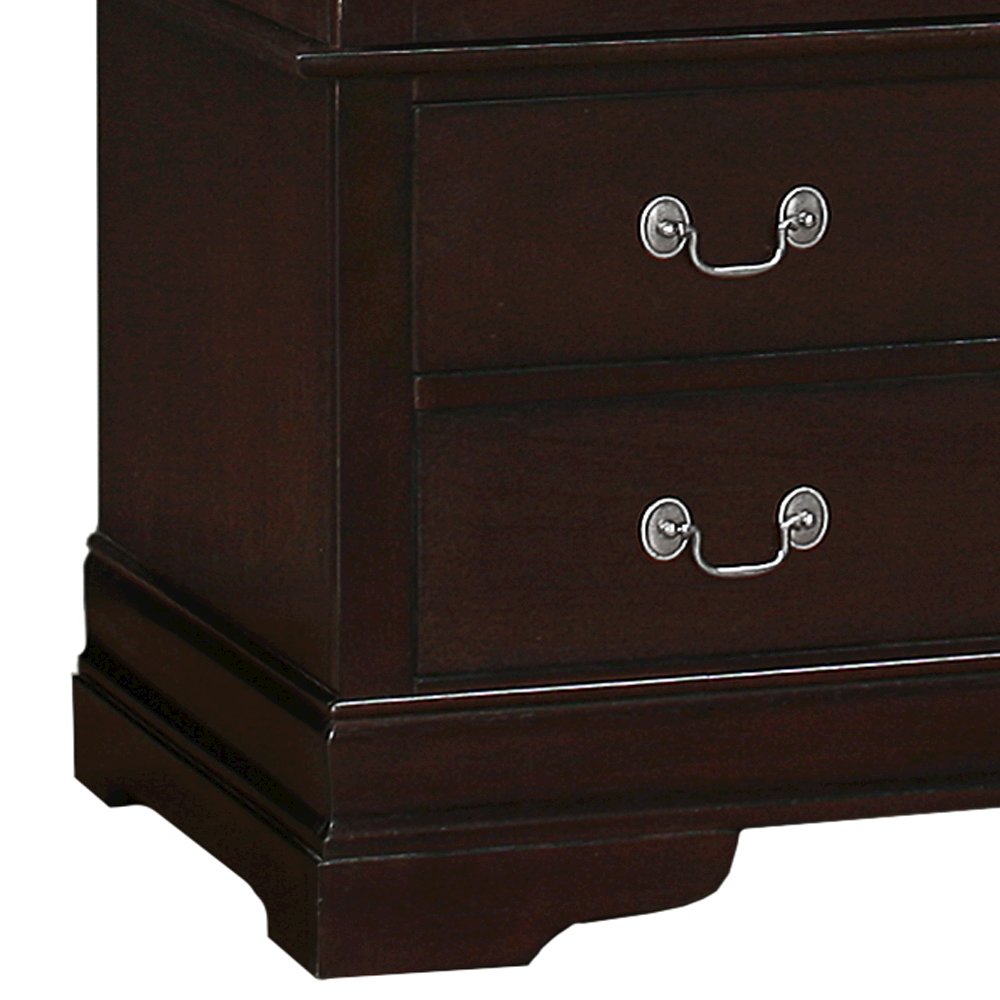 Glory Furniture Louis Phillipe Armoire in Cappuccino Color. Picture 5