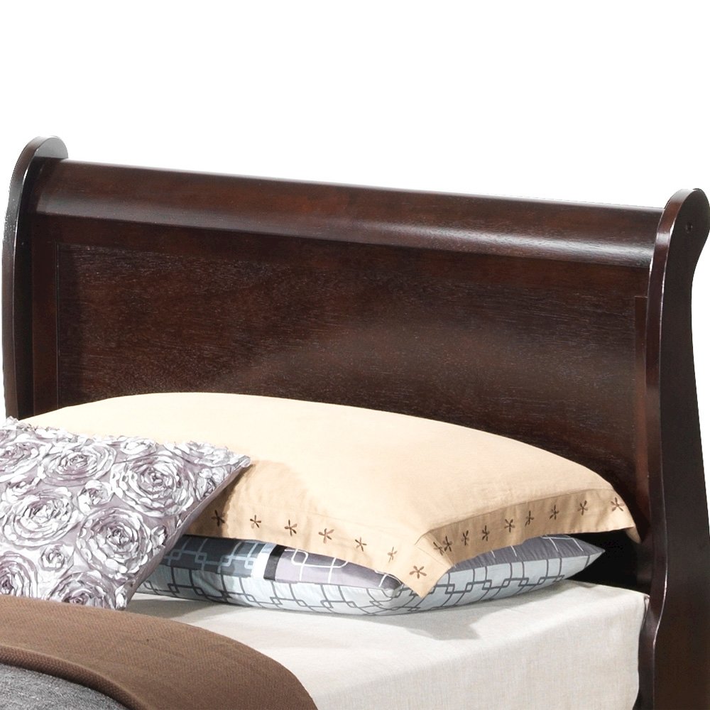 Glory Furniture Louis Phillipe Twin Bed in Cappuccino Color. Picture 2