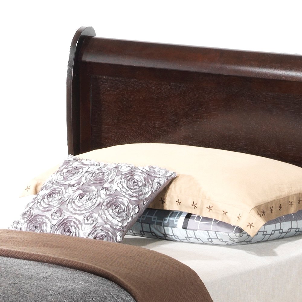 Glory Furniture Louis Phillipe Twin Bed in Cappuccino Color. Picture 4