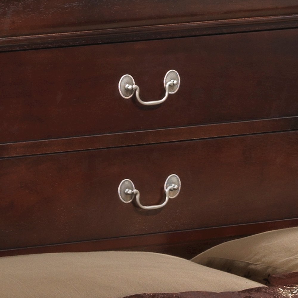 Glory Furniture Louis Phillipe Queen Storage Bed in Cappuccino Color. Picture 5