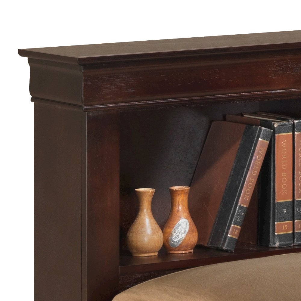 Glory Furniture Louis Phillipe Queen Storage Bed in Cappuccino Color. Picture 6