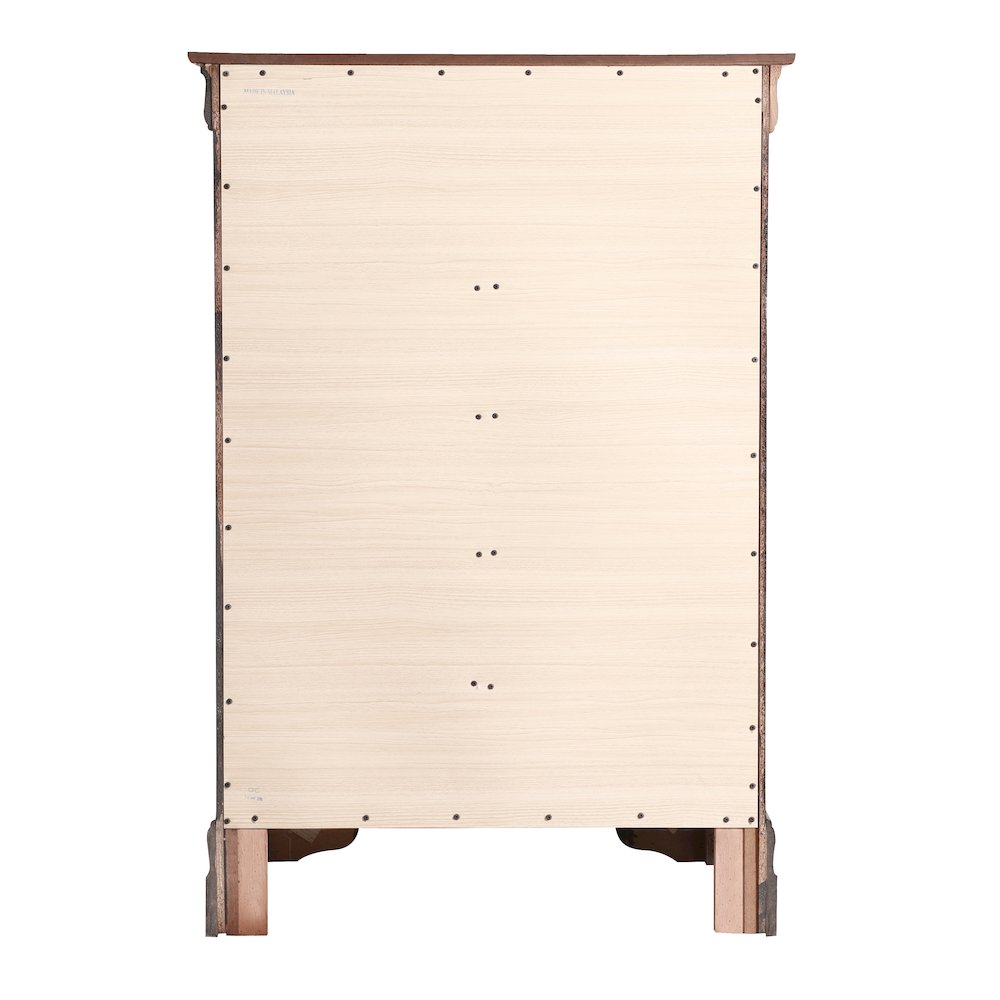 Glory Furniture Louis Phillipe Chest in Cappuccino Color. Picture 4