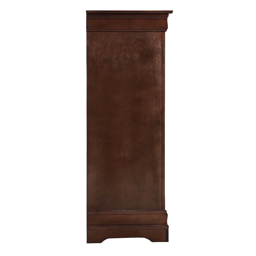 Glory Furniture Louis Phillipe Chest in Cappuccino Color. Picture 5