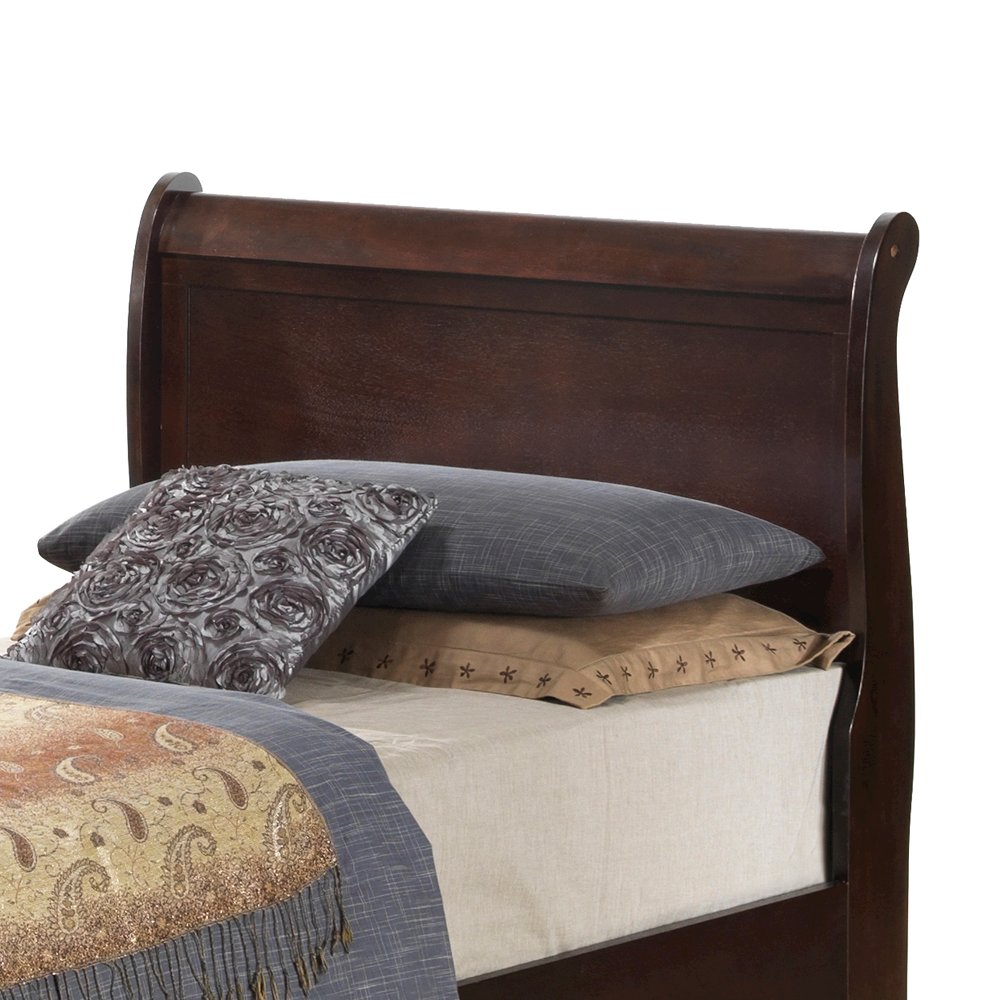 Glory Furniture Louis Phillipe Twin Storage Bed in Cappuccino Color. Picture 5