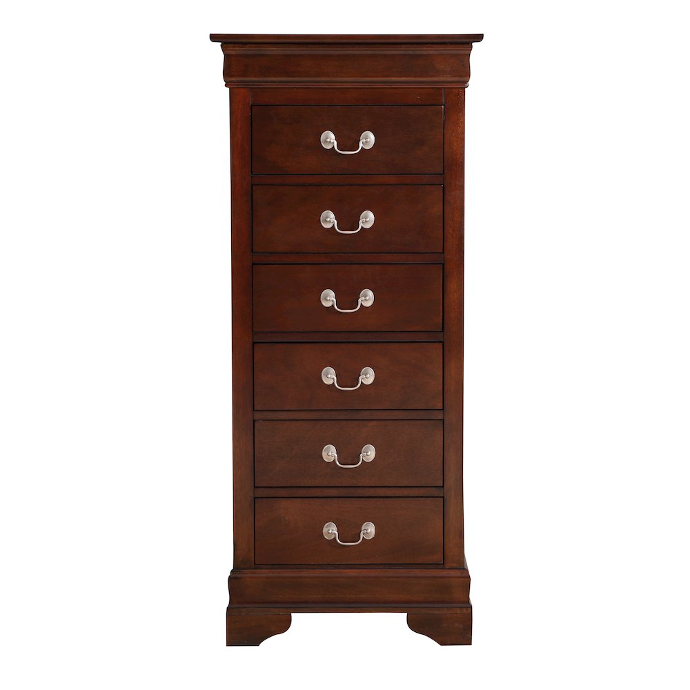 Glory Furniture Louis Phillipe Lingerie Chest in Cappuccino Color. Picture 2