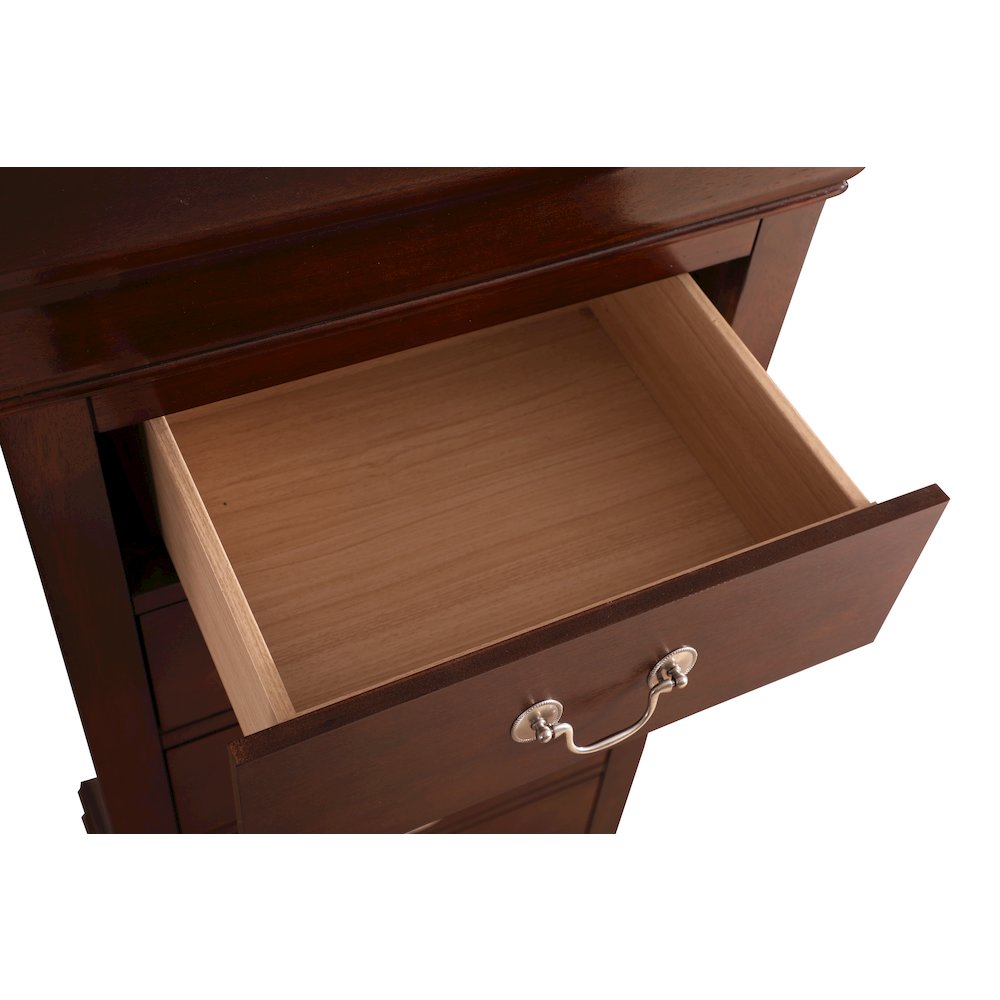 Glory Furniture Louis Phillipe Lingerie Chest in Cappuccino Color. Picture 3