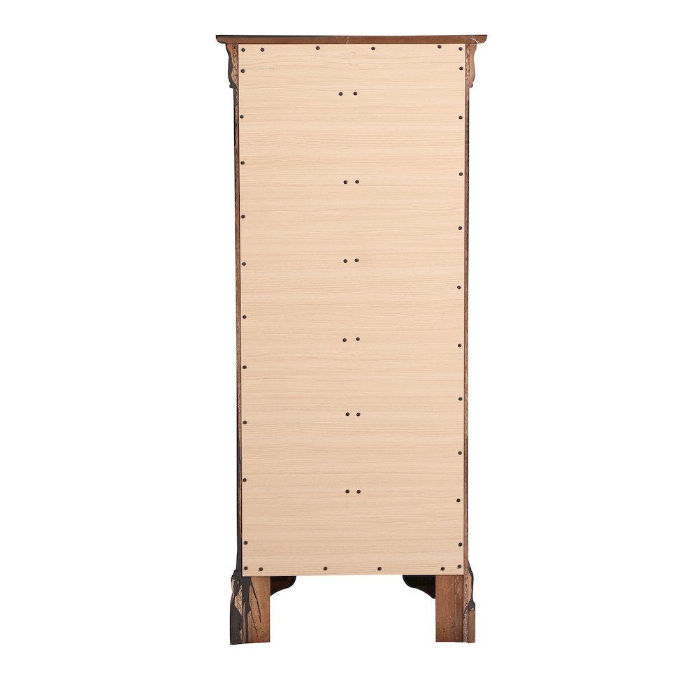 Glory Furniture Louis Phillipe Lingerie Chest in Cappuccino Color. Picture 4