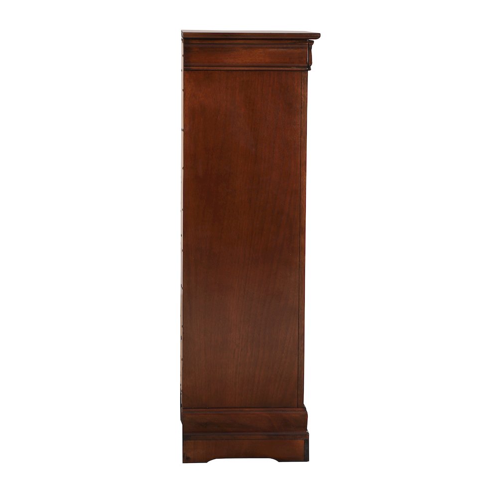 Glory Furniture Louis Phillipe Lingerie Chest in Cappuccino Color. Picture 5