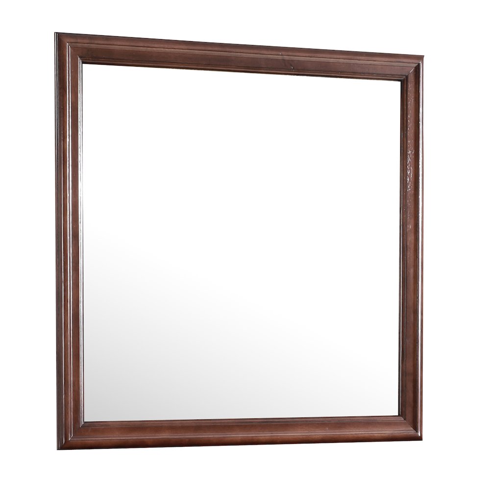 Glory Furniture Louis Phillipe Mirror in Cappuccino Color. Picture 1