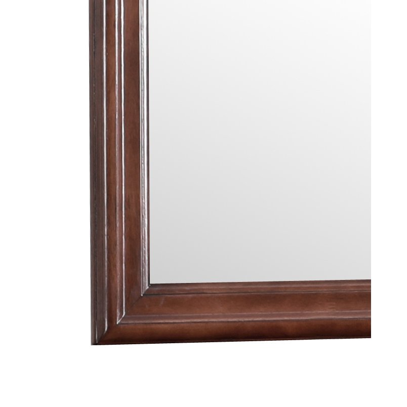 Glory Furniture Louis Phillipe Mirror in Cappuccino Color. Picture 3