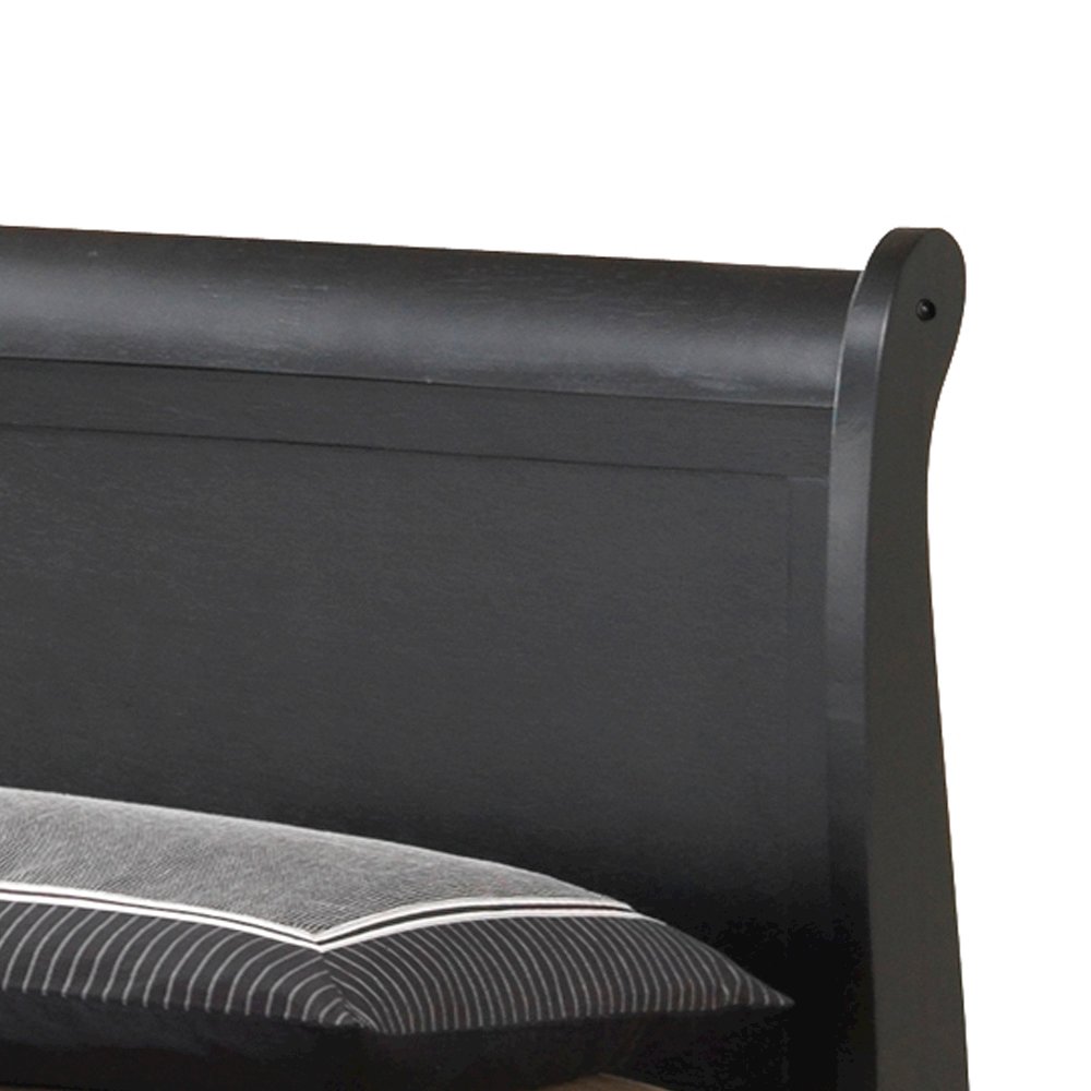 Glory Furniture Louis Phillipe Queen Storage Bed in Black Color. Picture 6