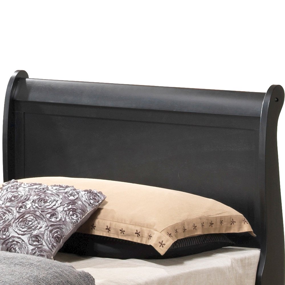 Glory Furniture Louis Phillipe Twin Storage Bed in Black Color. Picture 3