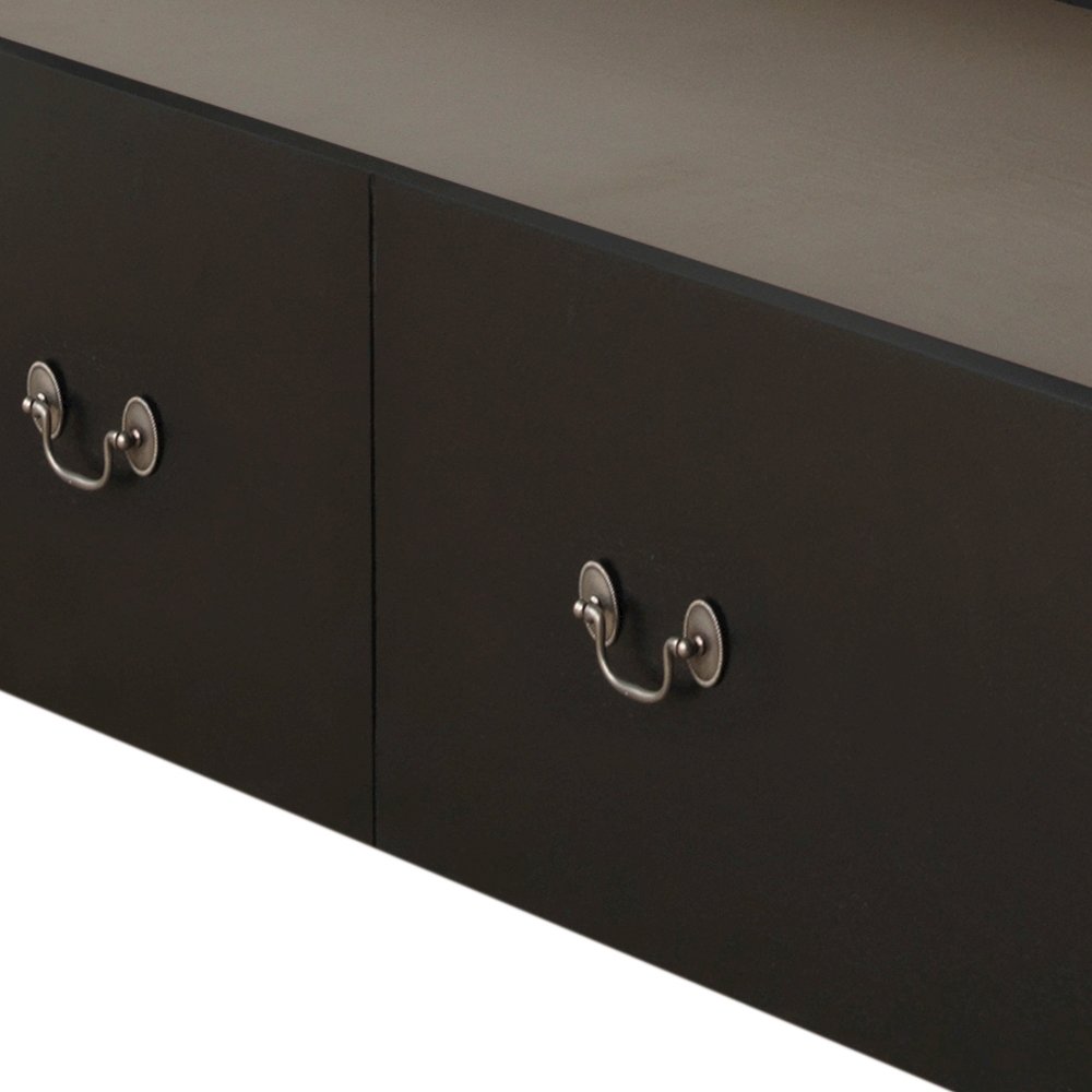 Glory Furniture Louis Phillipe Full Trundle Bed in Black Color. Picture 2