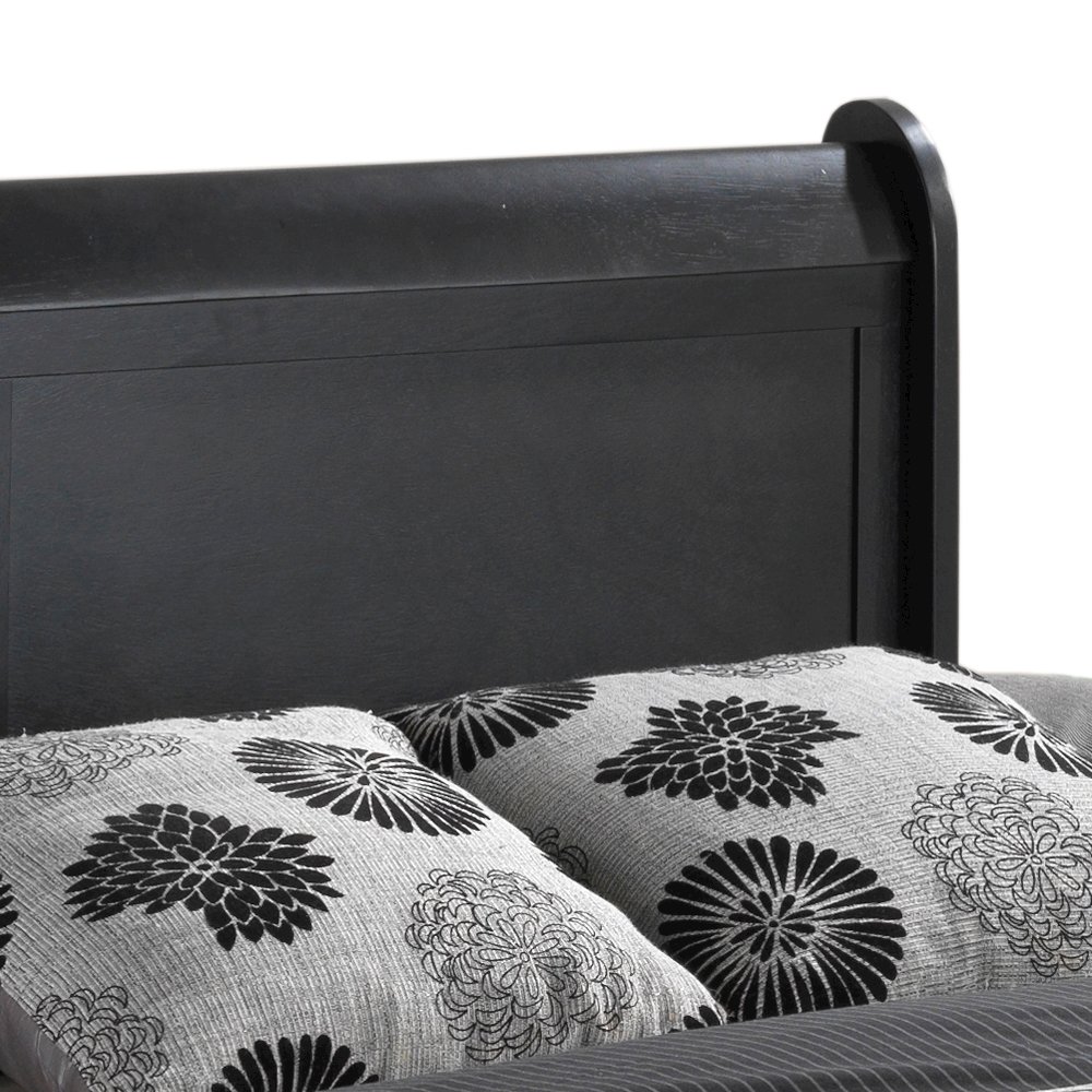 Glory Furniture Louis Phillipe Full Trundle Bed in Black Color. Picture 5