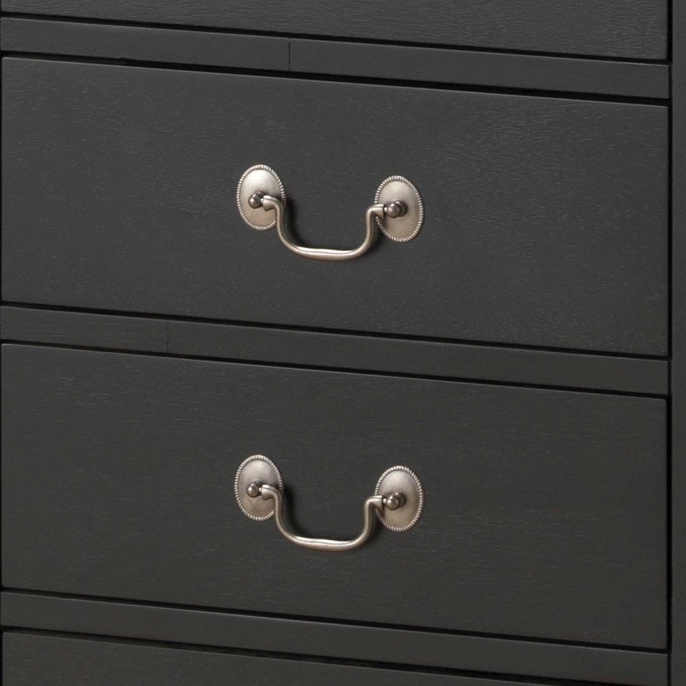 Glory Furniture Louis Phillipe Lingerie Chest in Black Color. Picture 3