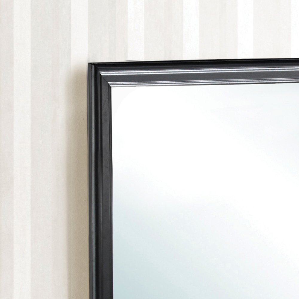 Glory Furniture Louis Phillipe Mirror in Black Color. Picture 2