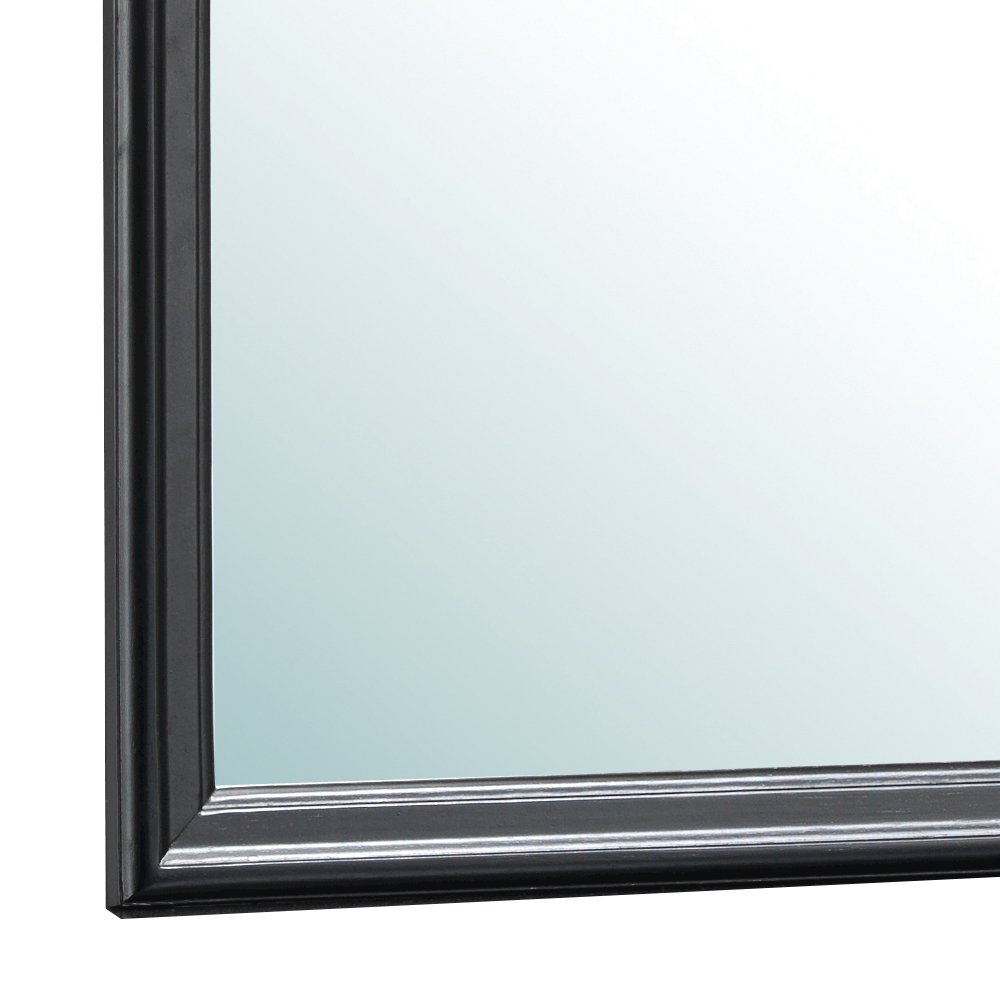 Glory Furniture Louis Phillipe Mirror in Black Color. Picture 6