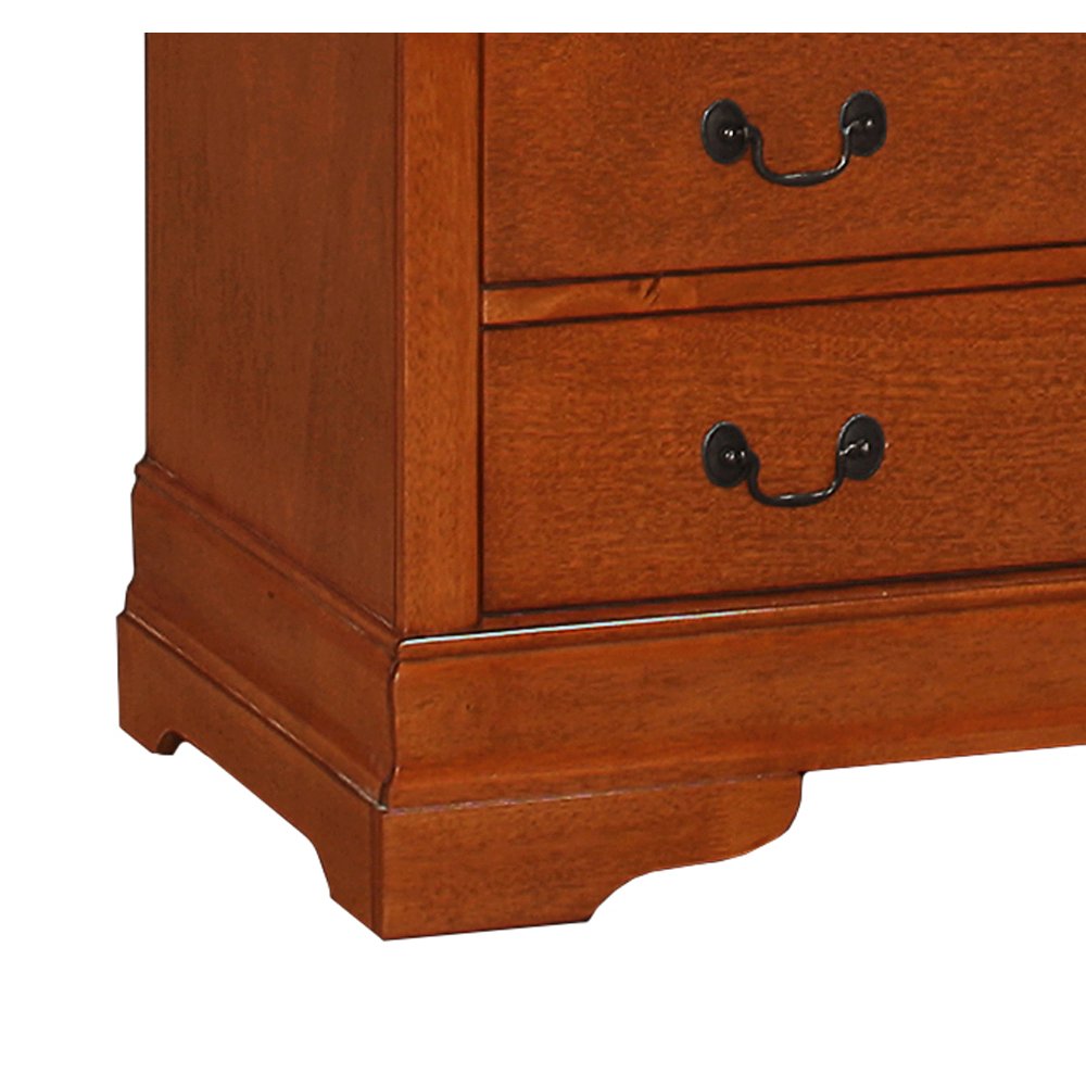 Glory Furniture Louis Phillipe Armoire in Oak Color. Picture 5