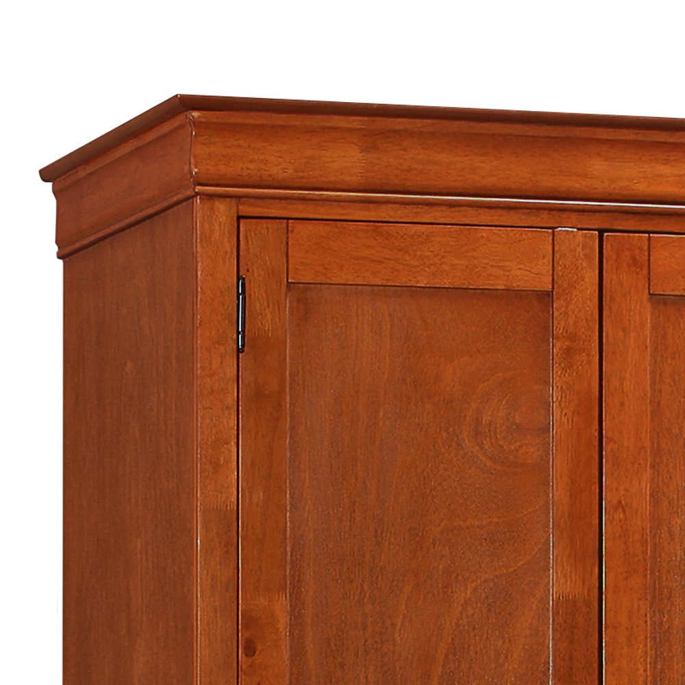 Glory Furniture Louis Phillipe Armoire in Oak Color. Picture 6