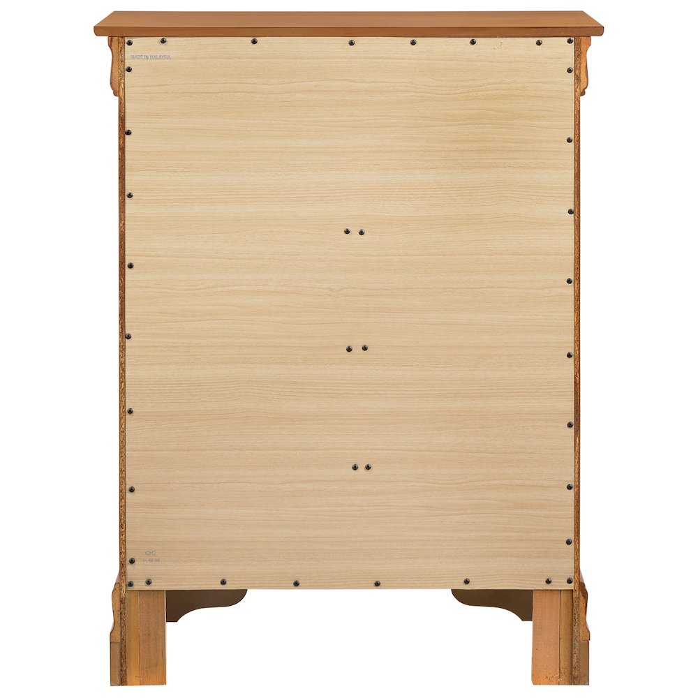 Glory Furniture Louis Phillipe Chest in Oak Color. Picture 4