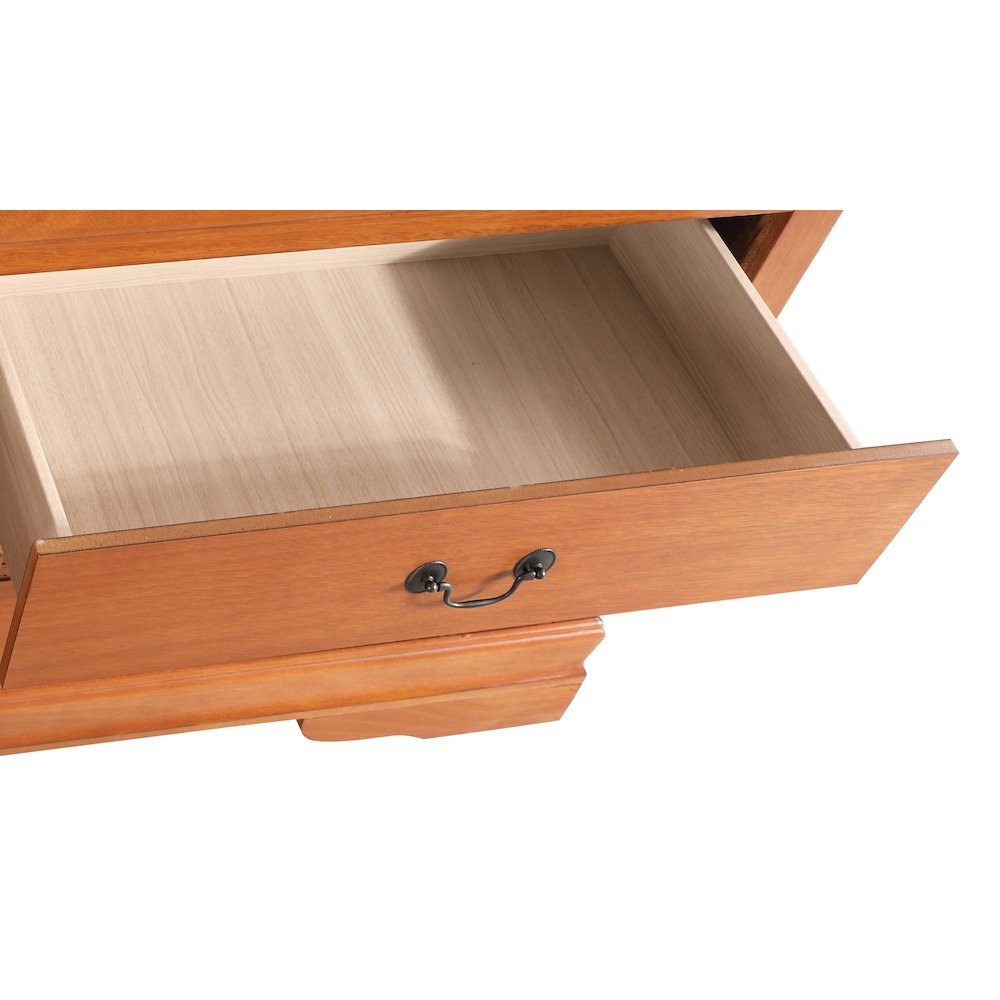 Glory Furniture Louis Phillipe Dresser in Oak Color. Picture 3