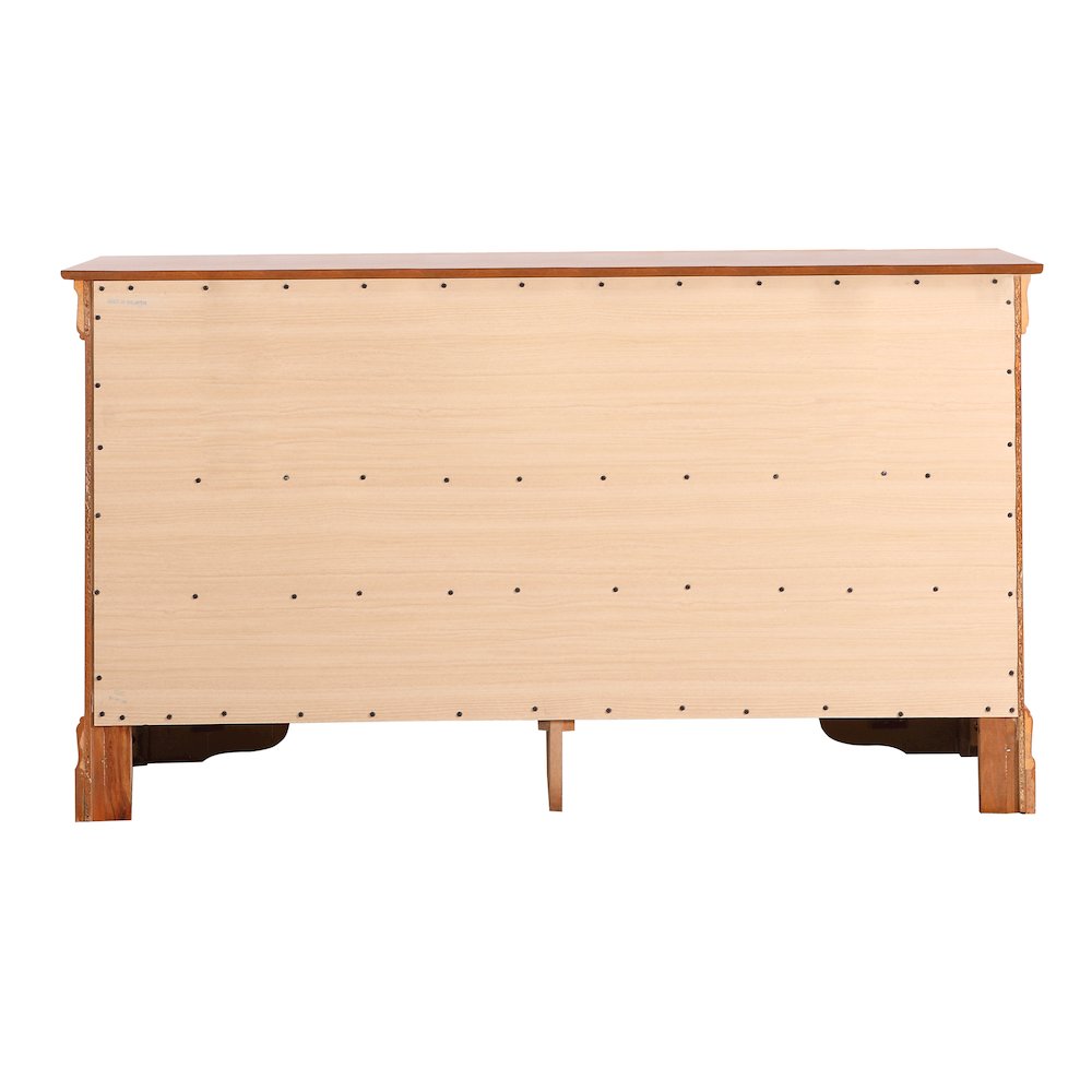 Glory Furniture Louis Phillipe Dresser in Oak Color. Picture 4