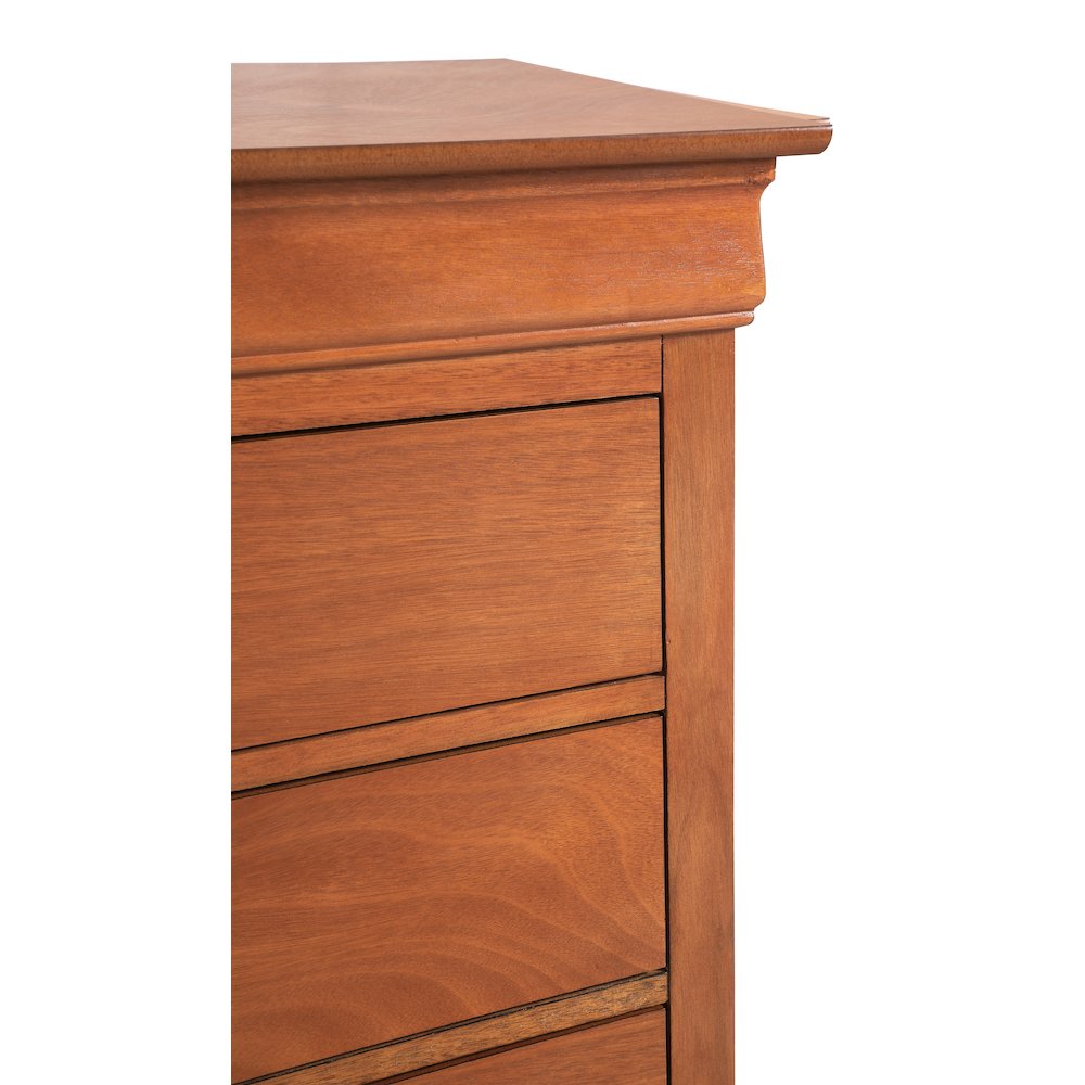 Glory Furniture Louis Phillipe Dresser in Oak Color. Picture 6