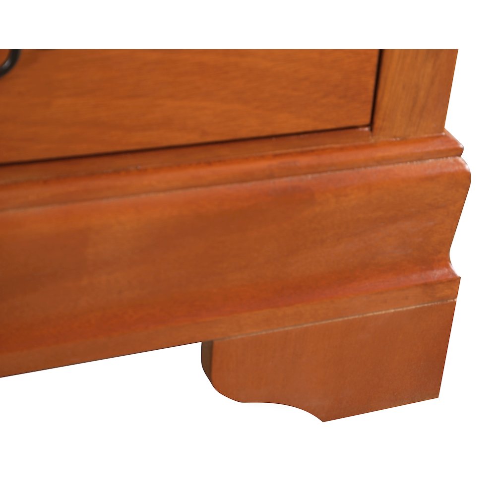 Glory Furniture Louis Phillipe Lingerie Chest in Oak Color. Picture 6