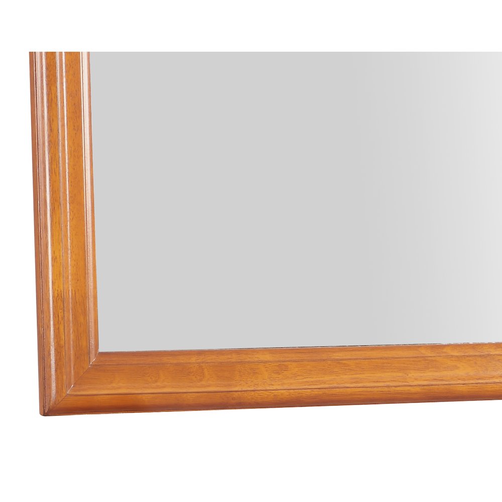 Glory Furniture Louis Phillipe Mirror in Oak Color. Picture 3
