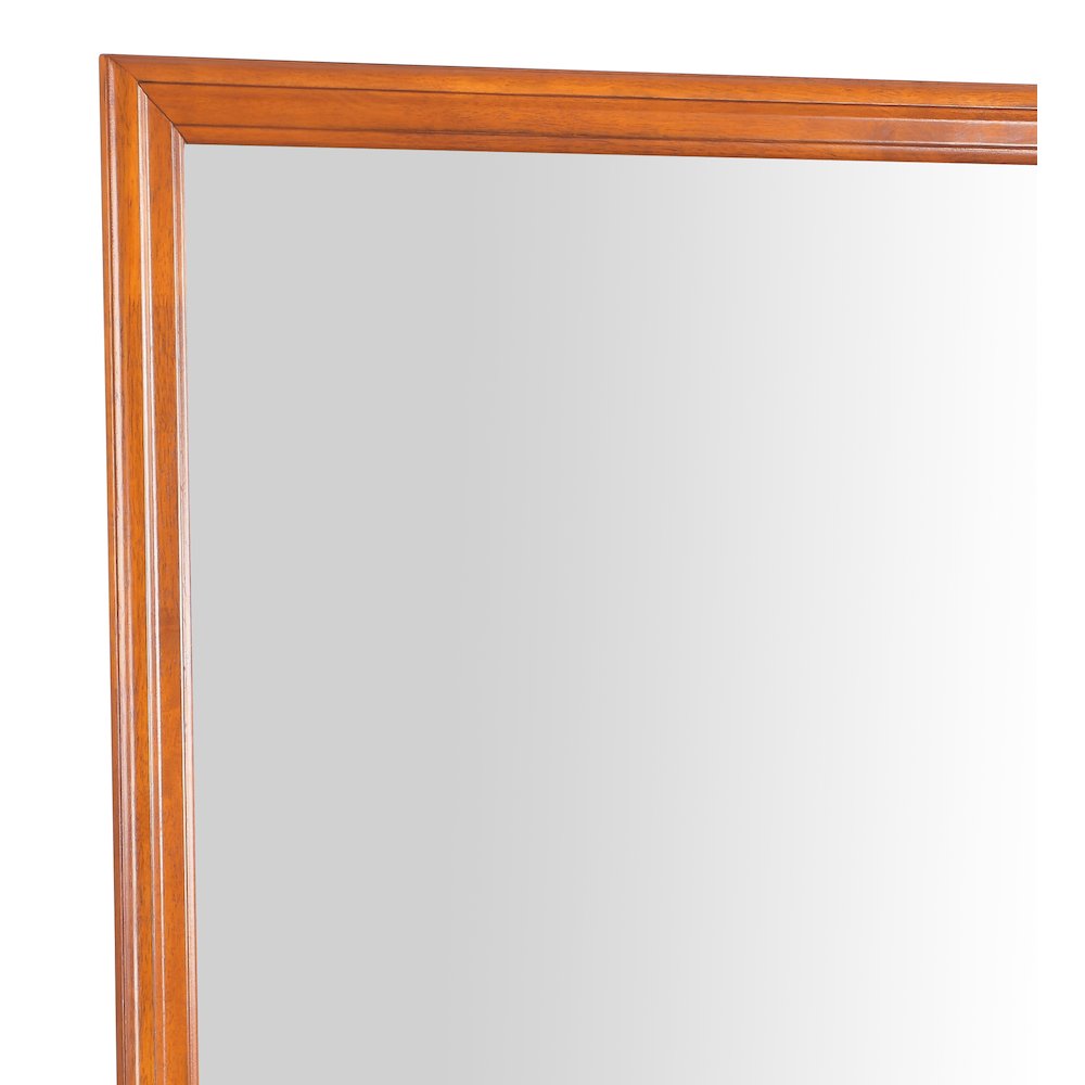 Glory Furniture Louis Phillipe Mirror in Oak Color. Picture 7