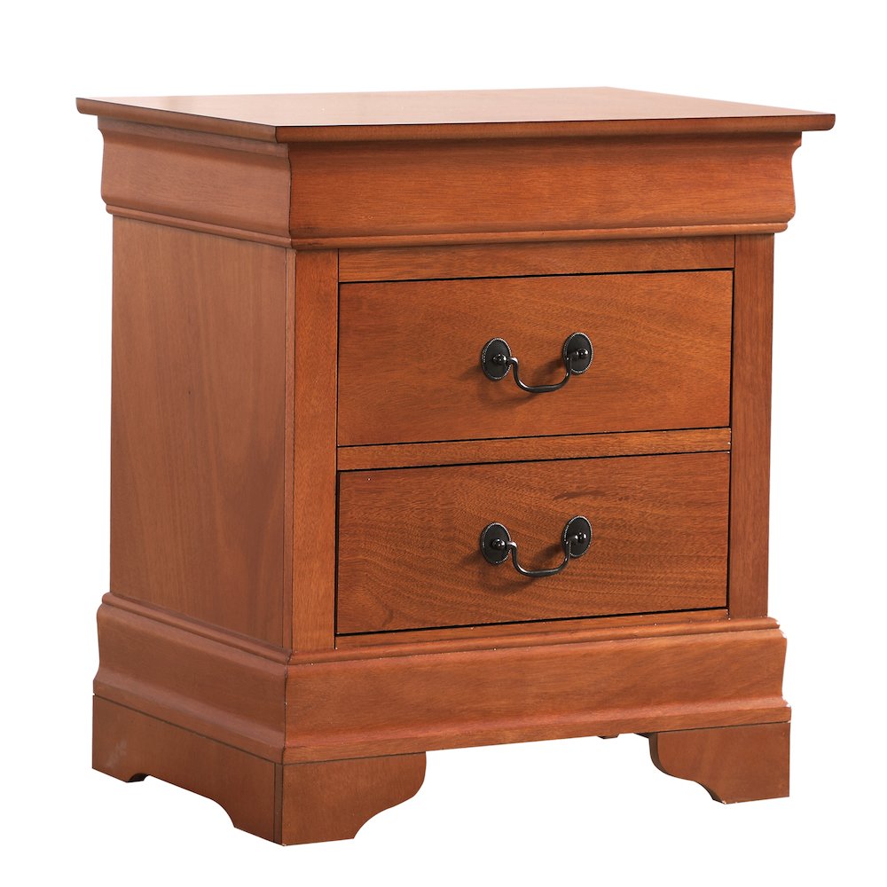Glory Furniture Louis Phillipe   Nightstand, Oak. Picture 7