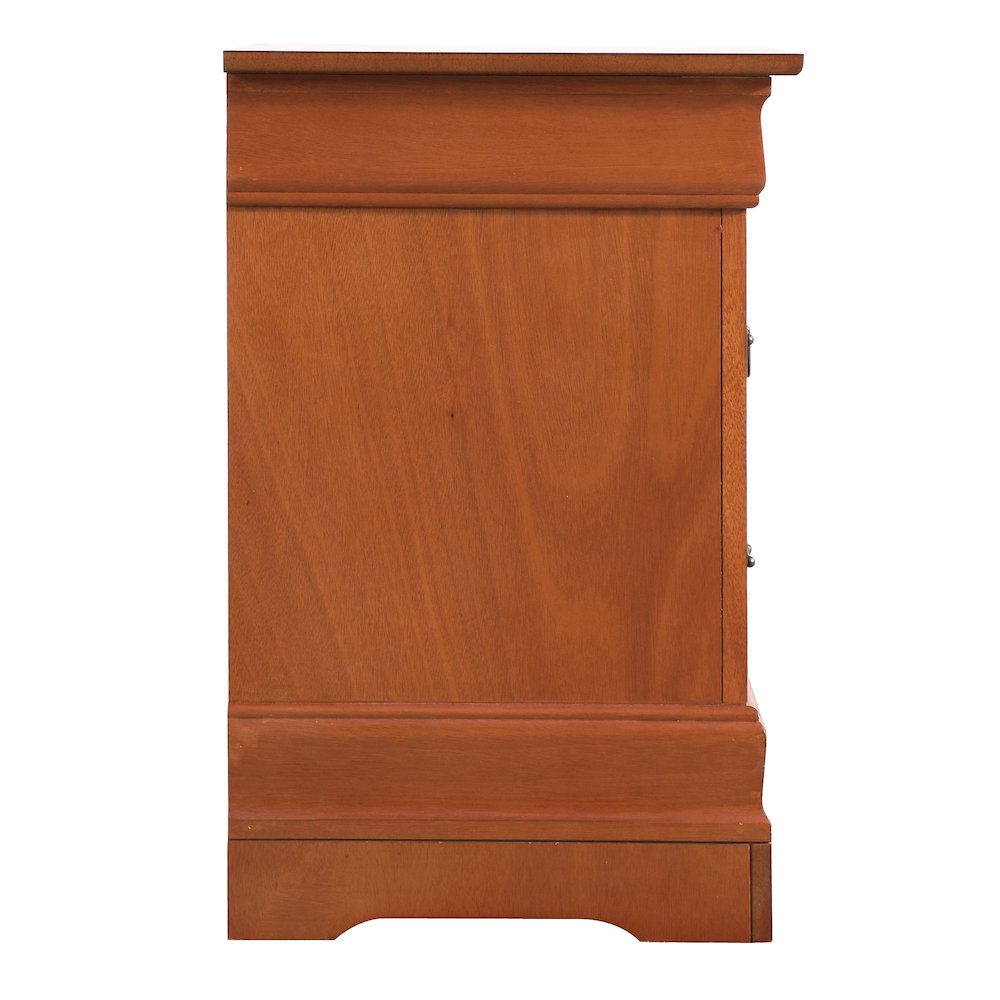 Glory Furniture Louis Phillipe   Nightstand, Oak. Picture 4