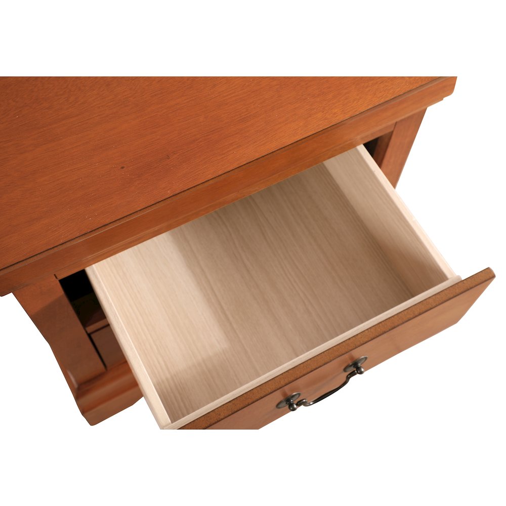 Glory Furniture Louis Phillipe   Nightstand, Oak. Picture 5