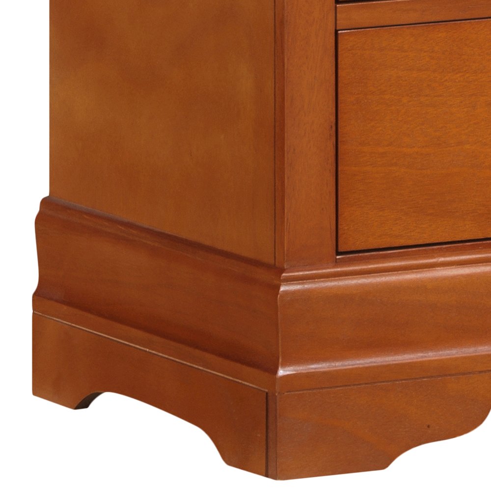 Glory Furniture Louis Phillipe Media Chest in Oak Color. Picture 3