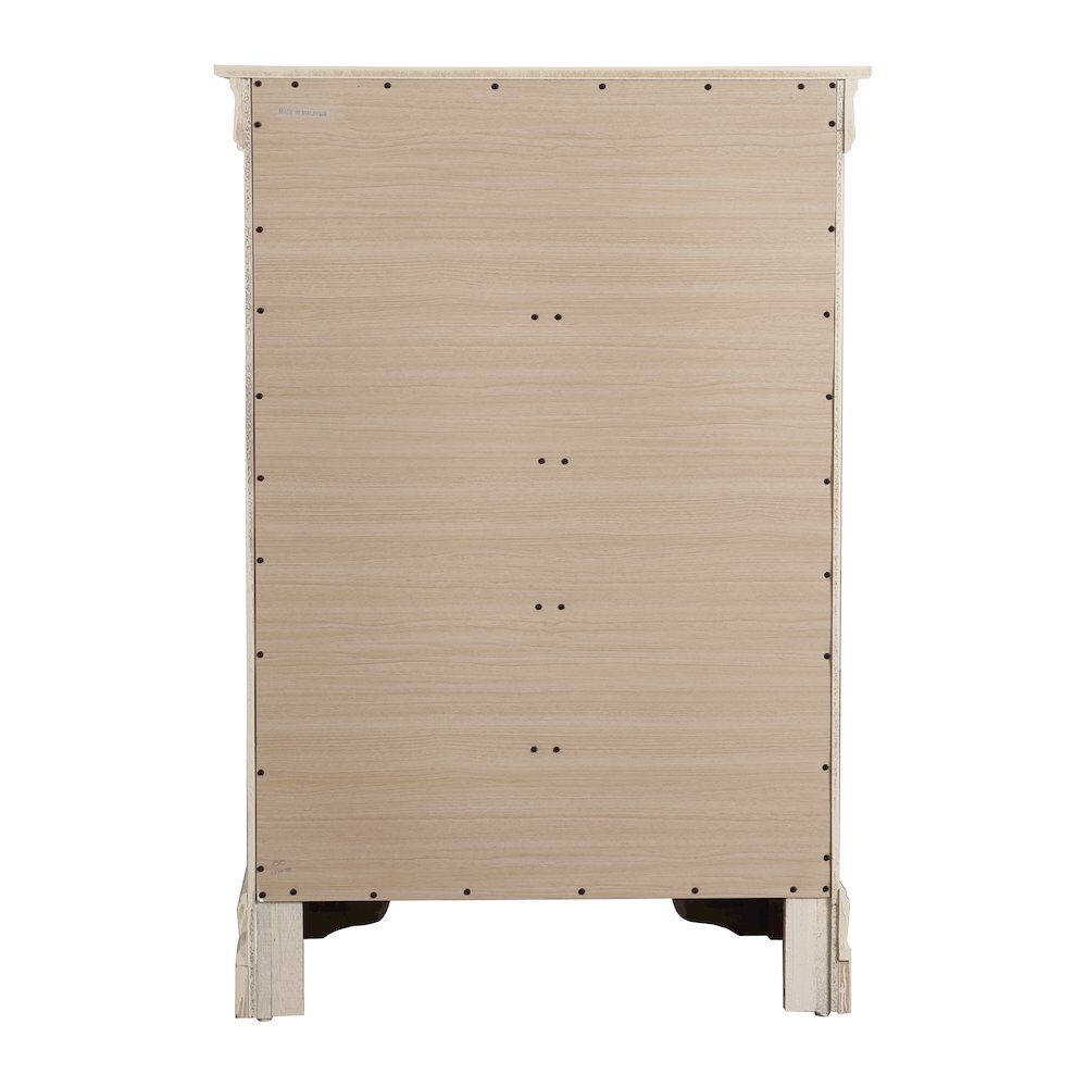 Glory Furniture Louis Phillipe Chest in Beige Color. Picture 5